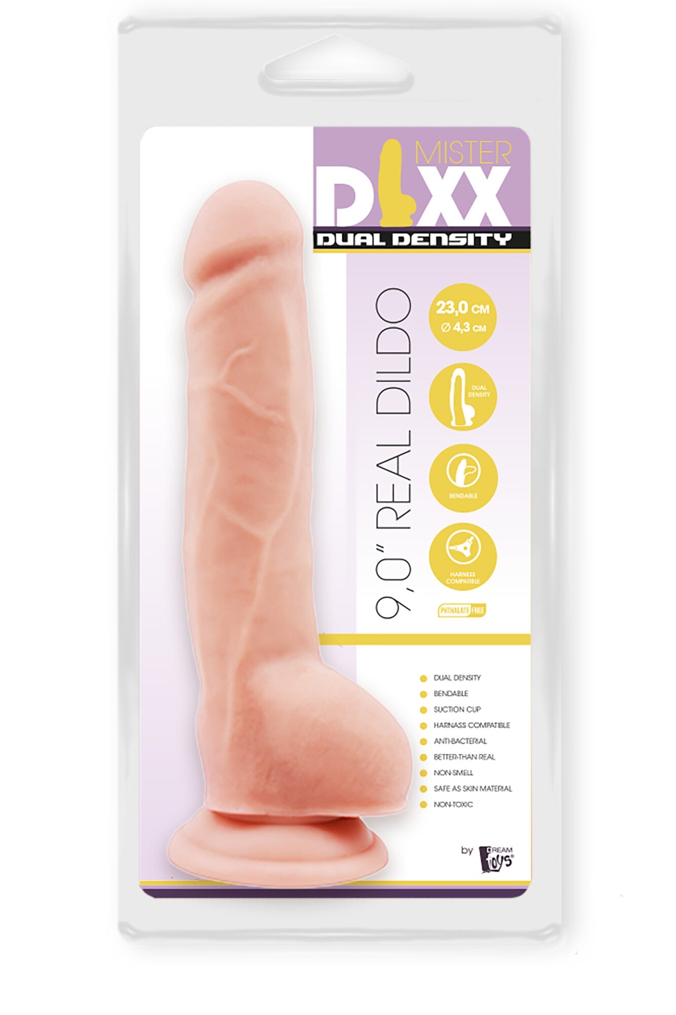MR. DIXX DILDO DOPPIA DENSITÀ DA 9 POLLICI