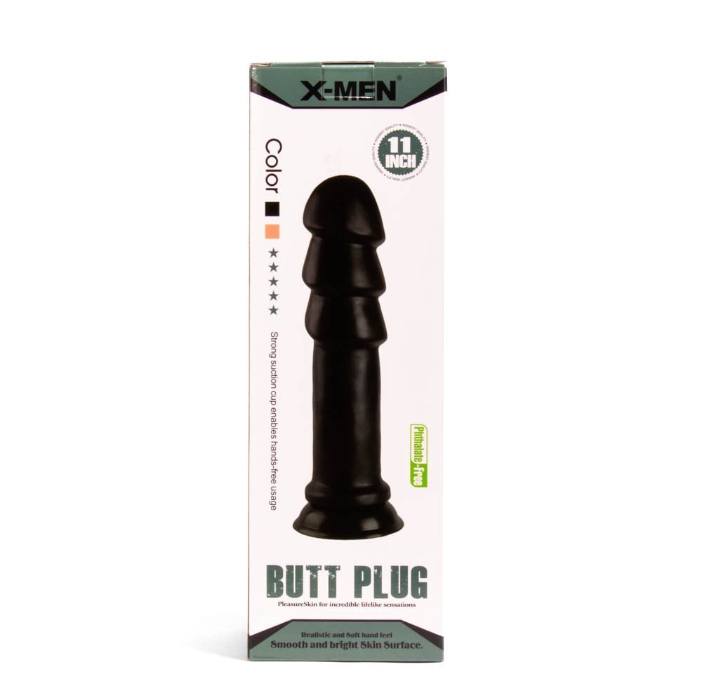 Plug anale X-MEN da 11 pollici nero