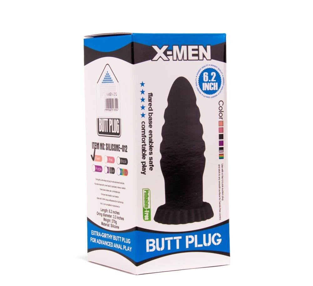 Plug anale X-MEN da 6,2 pollici in carne