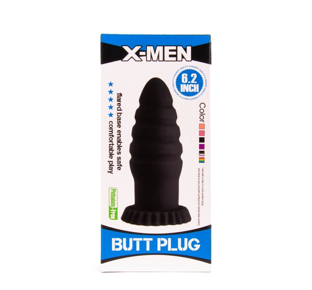 Plug anale X-MEN da 6,2 pollici in carne