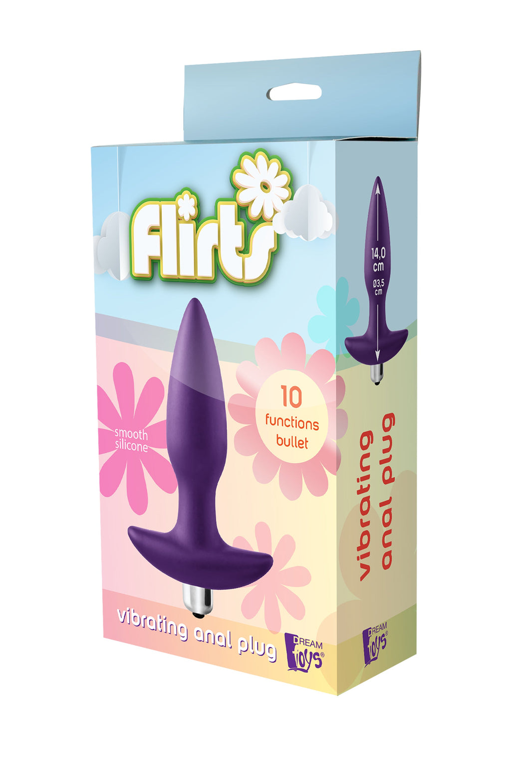 FLIRTS 10 FUNZIONI PLUG VIBRANTE VIOLA