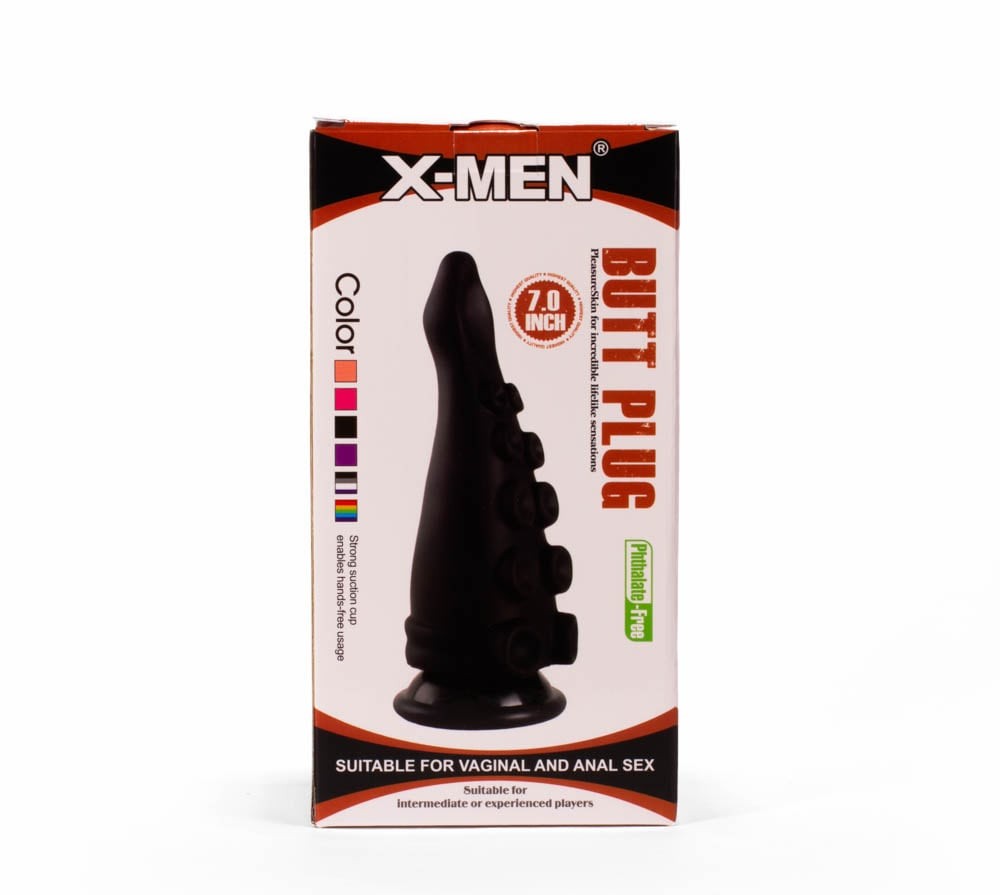 Plug anale X-MEN 7" nero
