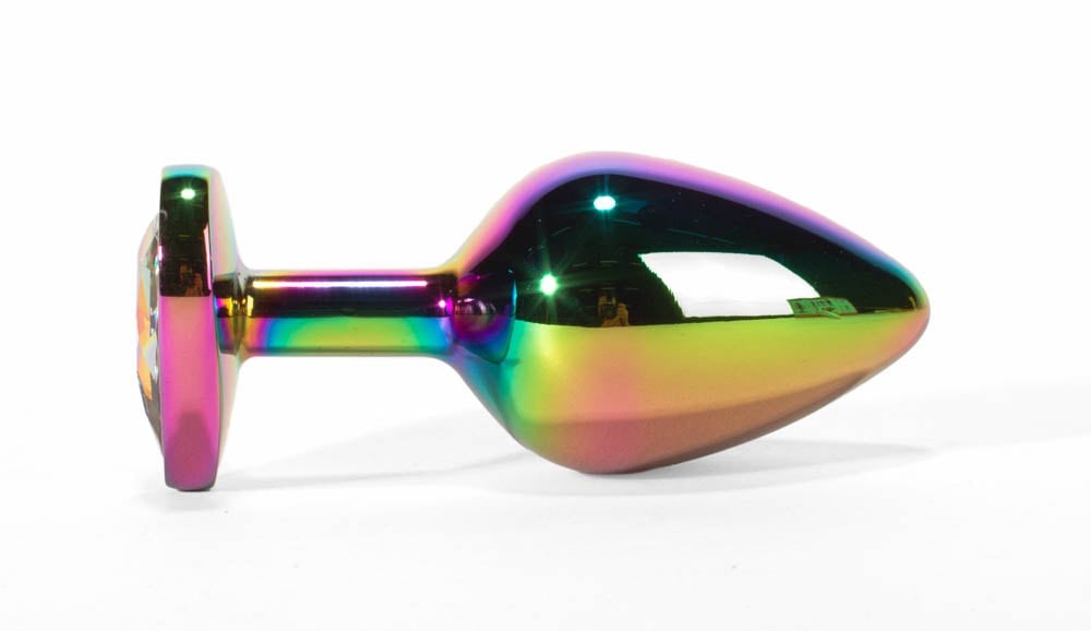 Plug anale in metallo X-MEN Secret Shine Rainbowheart L