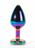 Plug anale in metallo X-MEN Secret Shine Rainbowheart L