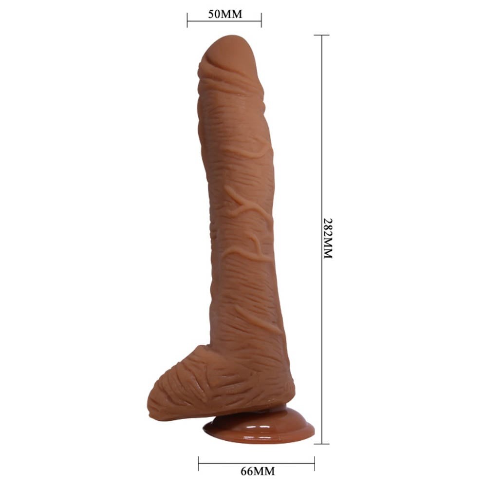 Bellissimo dildo Alex 11" marrone