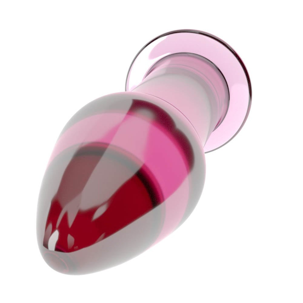 5" Glass Romance Rosa