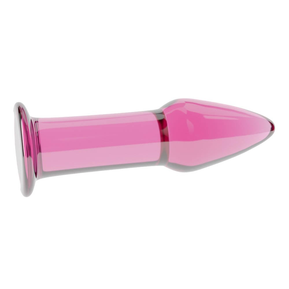 5" Glass Romance Rosa
