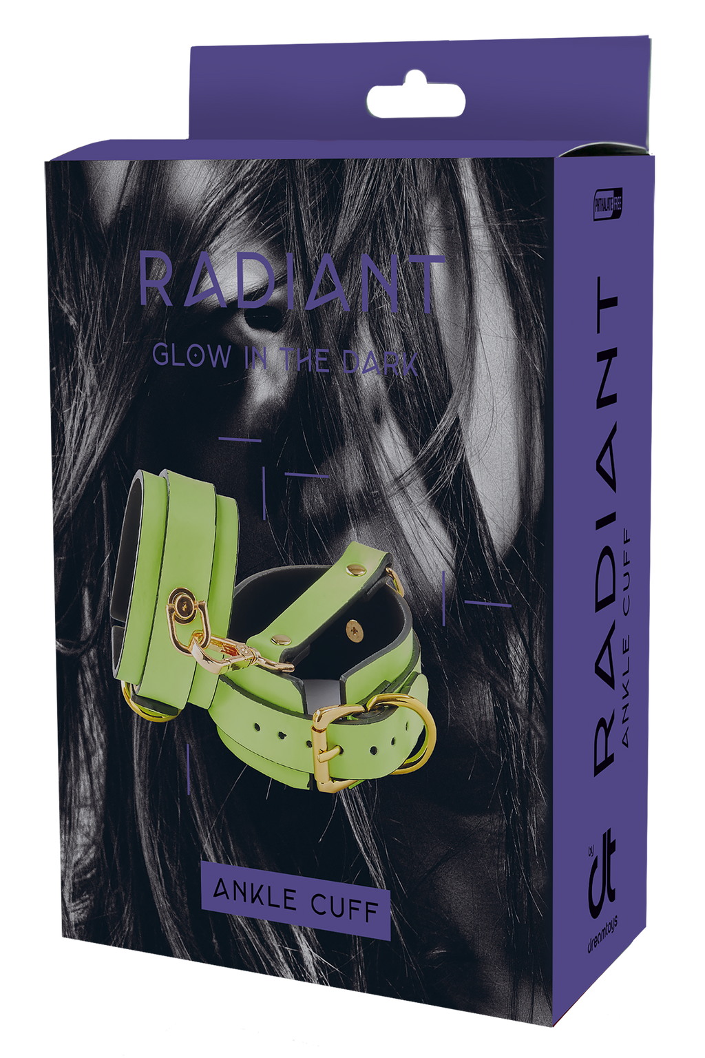 RADIANT ANKLE CUFF GLOW IN THE DARK GREEN