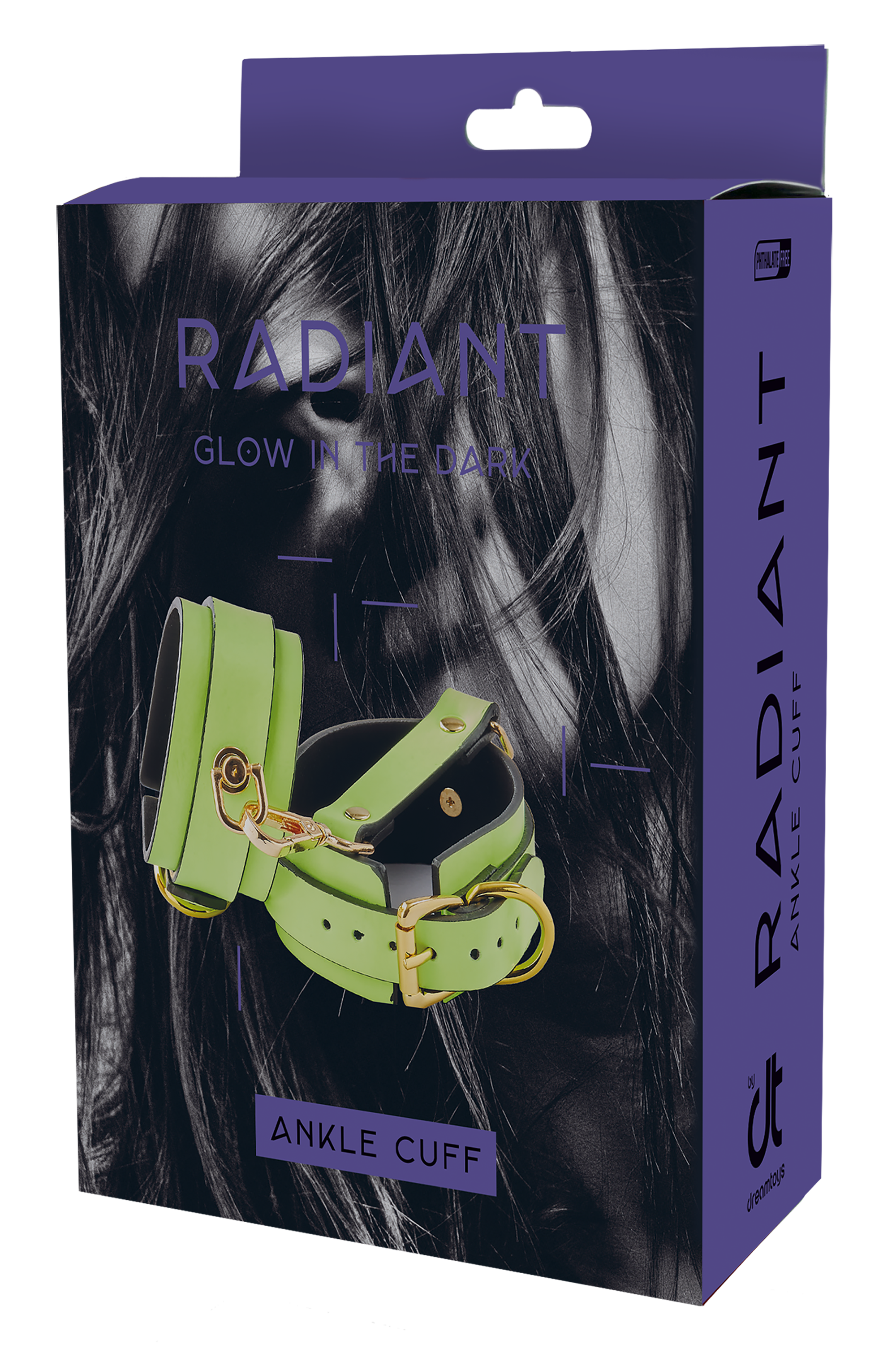 RADIANT ANKLE CUFF GLOW IN THE DARK GREEN