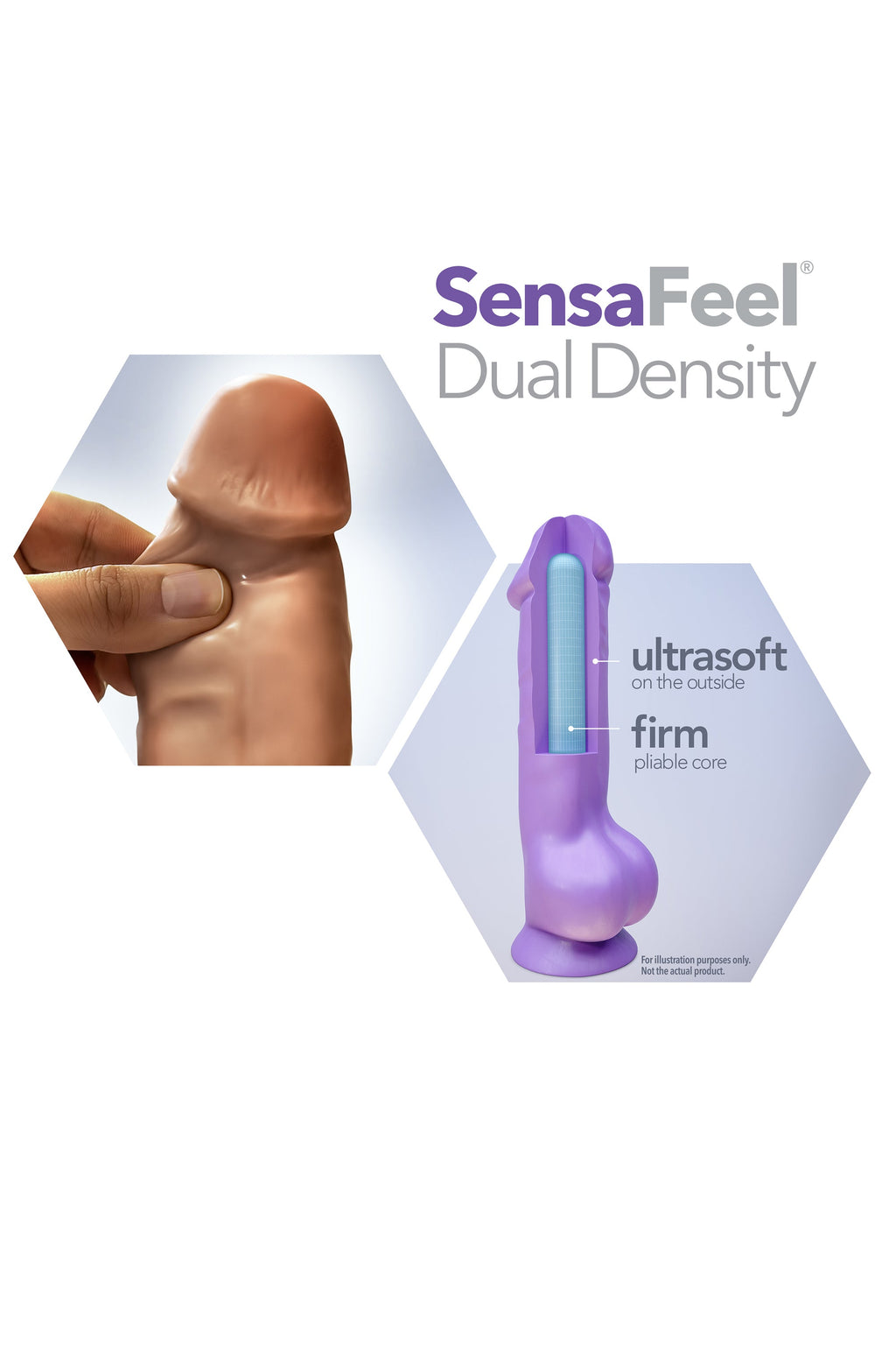 DILDO AU NATUREL CHUB 10 POLLICI MOCHA