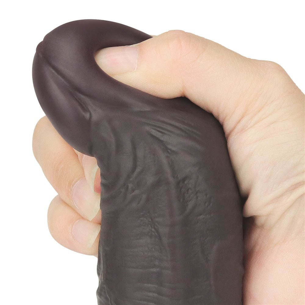Rotatore in silicone a doppio strato da 10'', marrone
