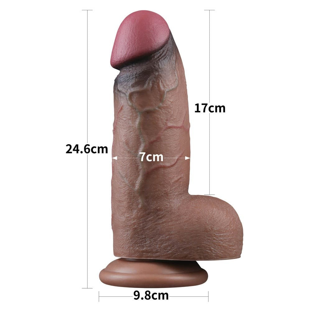 Pene in silicone a doppio strato da 9,5'' XXL