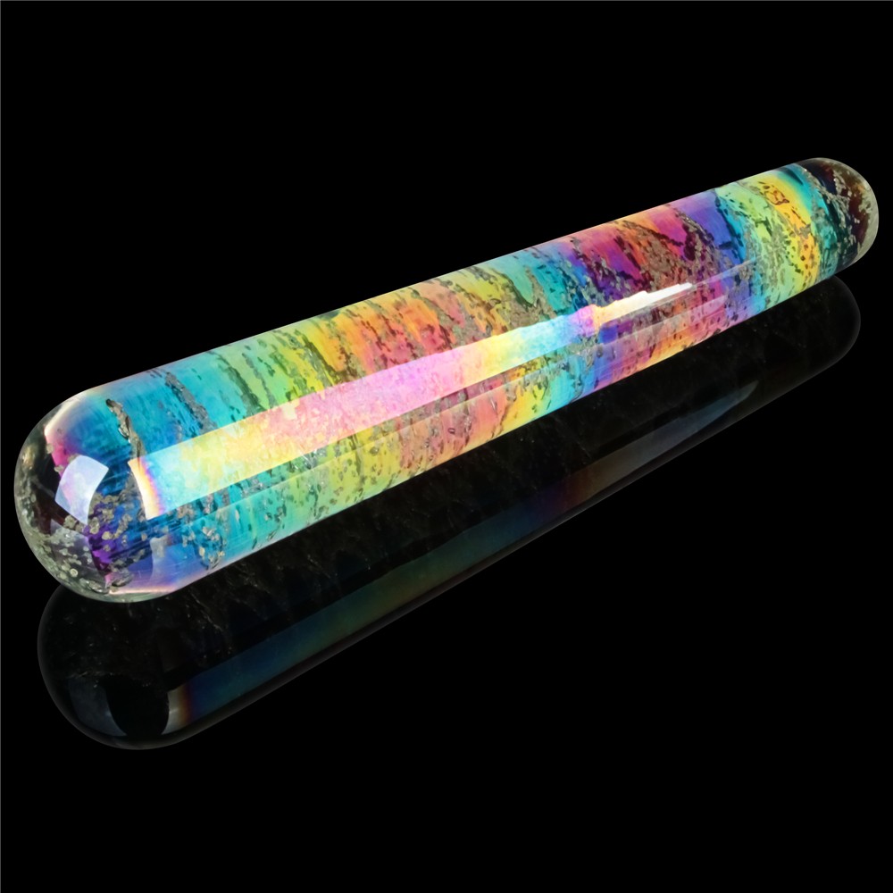 Dildo in vetro Twilight Gleam che si illumina al buio - Slim Fantasy_B0O50_3