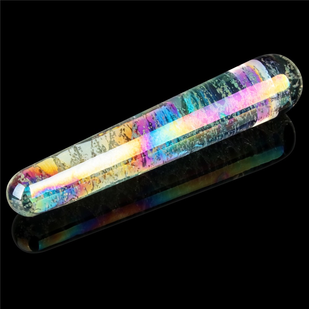 Dildo in vetro Twilight Gleam che si illumina al buio - Slim Fantasy_B0O50_3