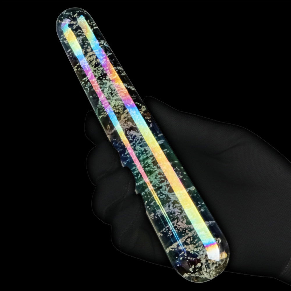Dildo in vetro Twilight Gleam che si illumina al buio - Slim Fantasy_B0O50_3