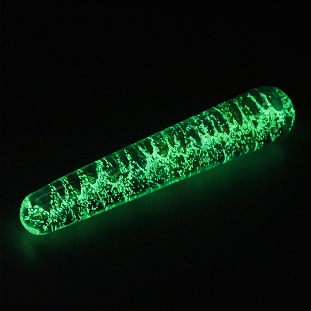 Dildo in vetro Twilight Gleam che si illumina al buio - Slim Fantasy_B0O50_3