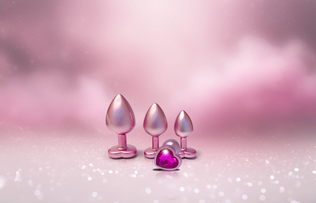 Plug GLEAMING LOVE PEARL ROSA MEDIO