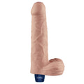 Dildo vibrante ricaricabile REAL SOFTEE da 9" (color carne)