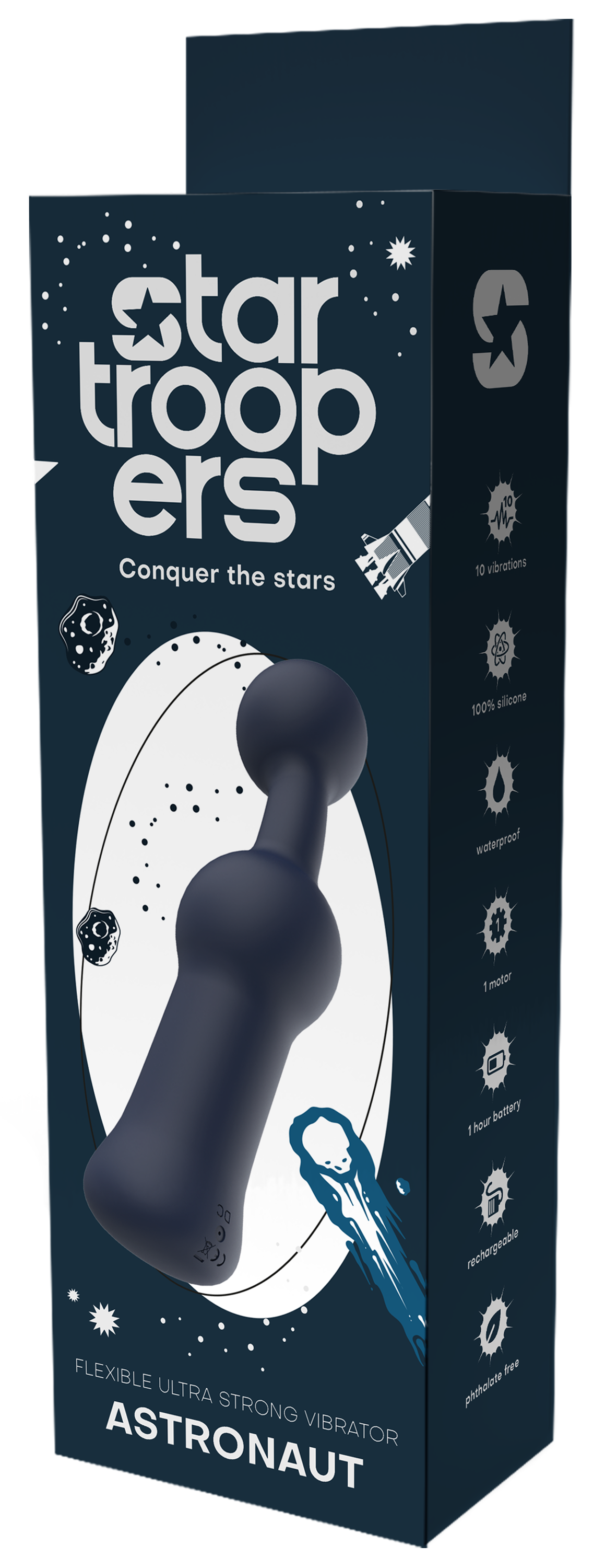 VIBRATORE FLESSIBILE ULTRA FORTE STARTROOPERS ASTRONAUT