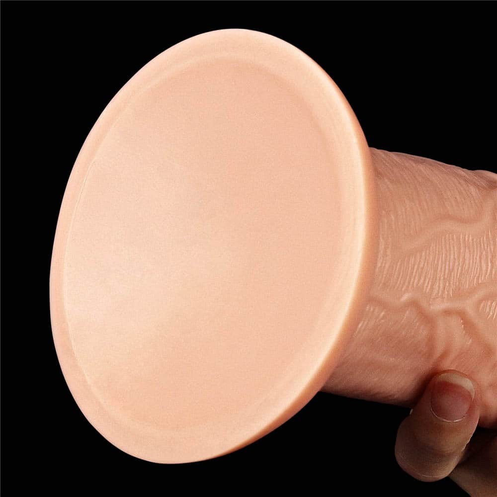Dildo vibrante lungo realistico da 11'' color carne