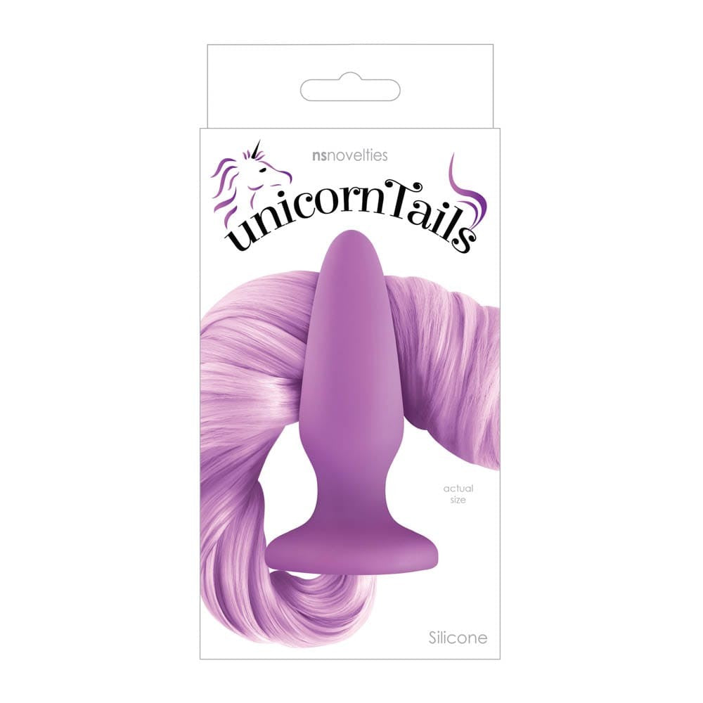 Code di unicorno viola pastello