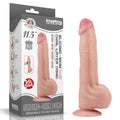 Dildo a doppio strato con pelle scorrevole King Size da 11,5''