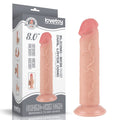 Dildo a doppio strato con pelle scorrevole da 8'' Flesh II