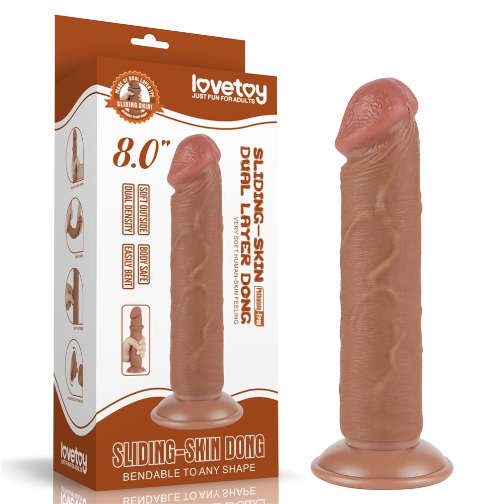 8'' Pelle scorrevole Doppio strato Dong Marrone II_B15O50_3