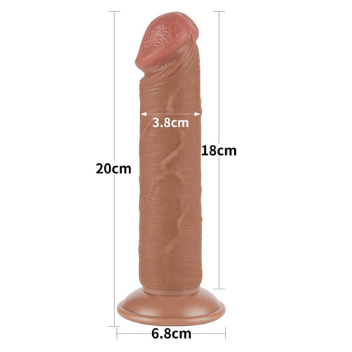 8'' Pelle scorrevole Doppio strato Dong Marrone II_B15O50_3