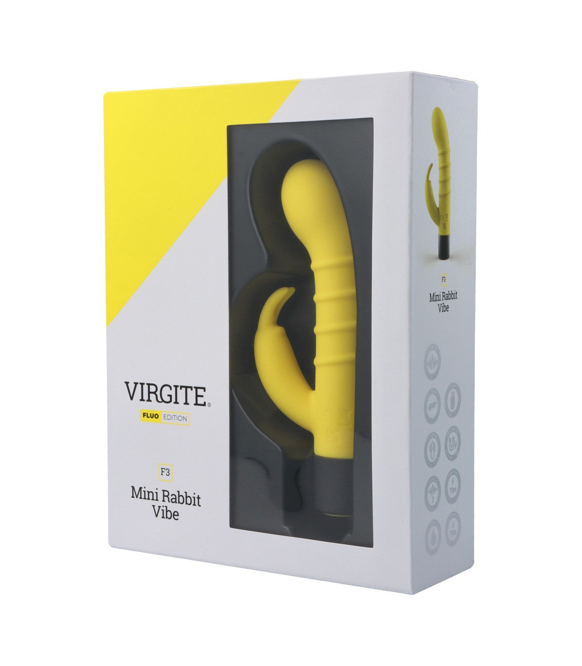 VIBRATORE RICARICABILE IN SILICONE FLUO F3
