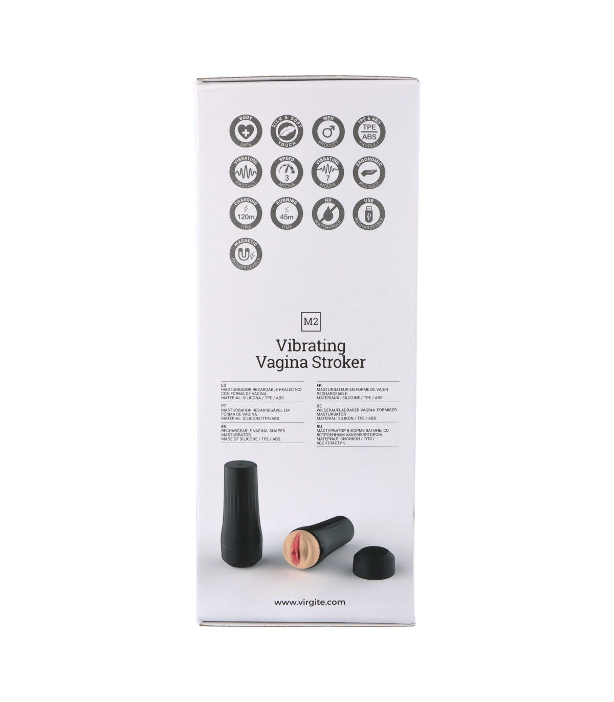 M2 MASTURBATORE VIBRATORE USB VAGINA CARNE