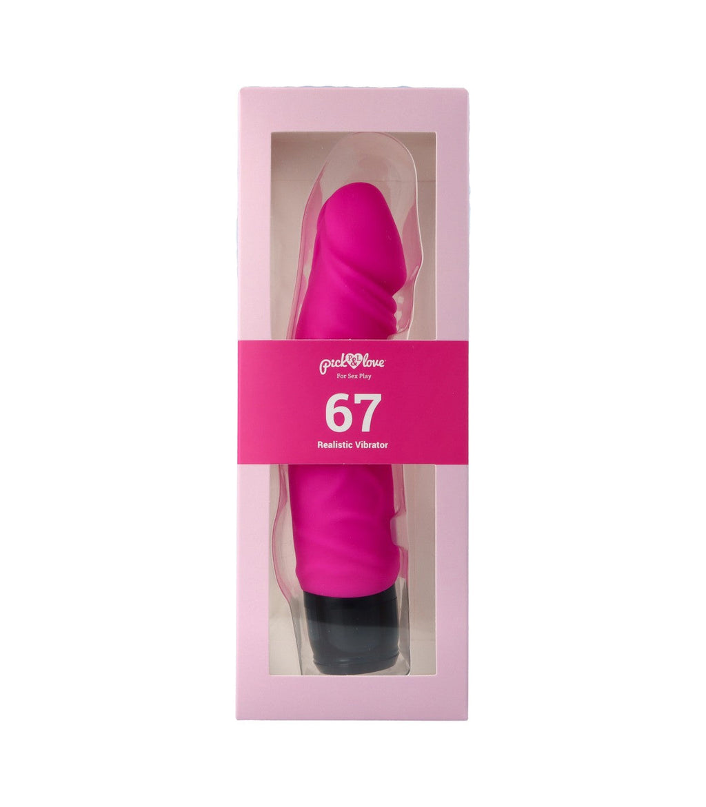 Nº 67 VIBRATORE REALISTICO ROSA