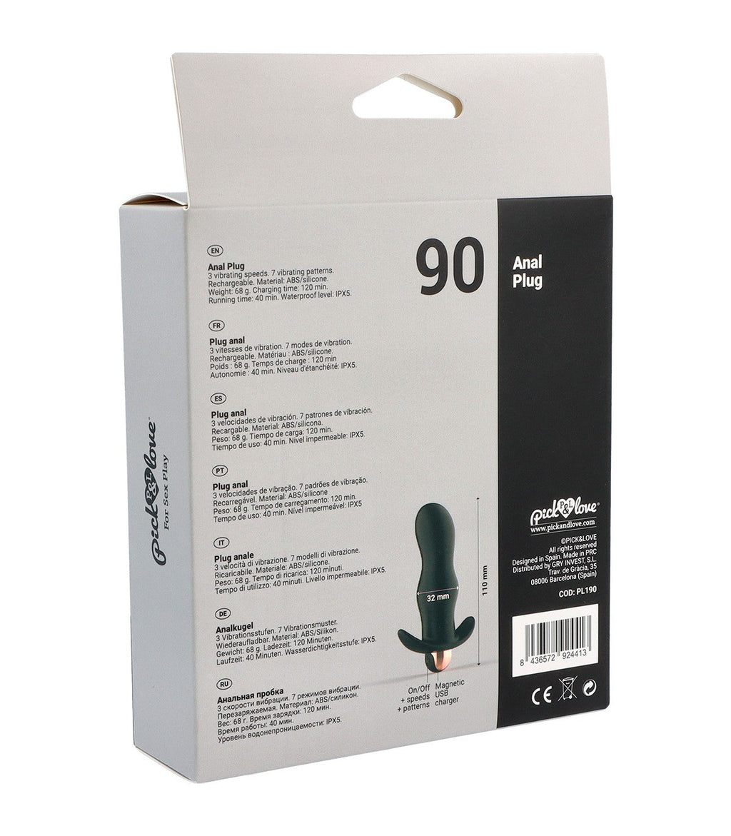 Plug anale ricaricabile n. 90