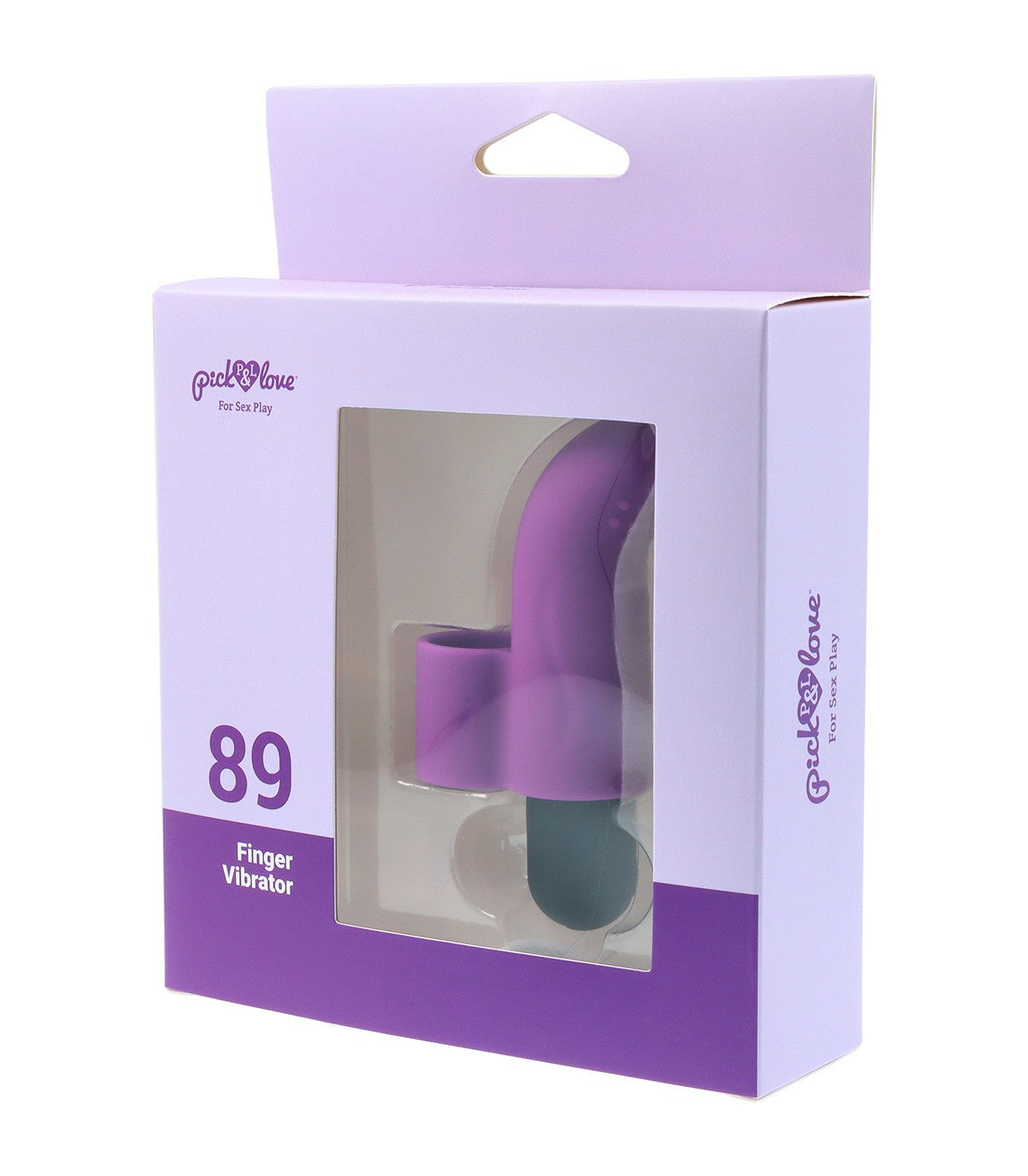 Nº 89 PROIETTILE VIBRANTE RICARICABILE PER IL DITO VIOLA