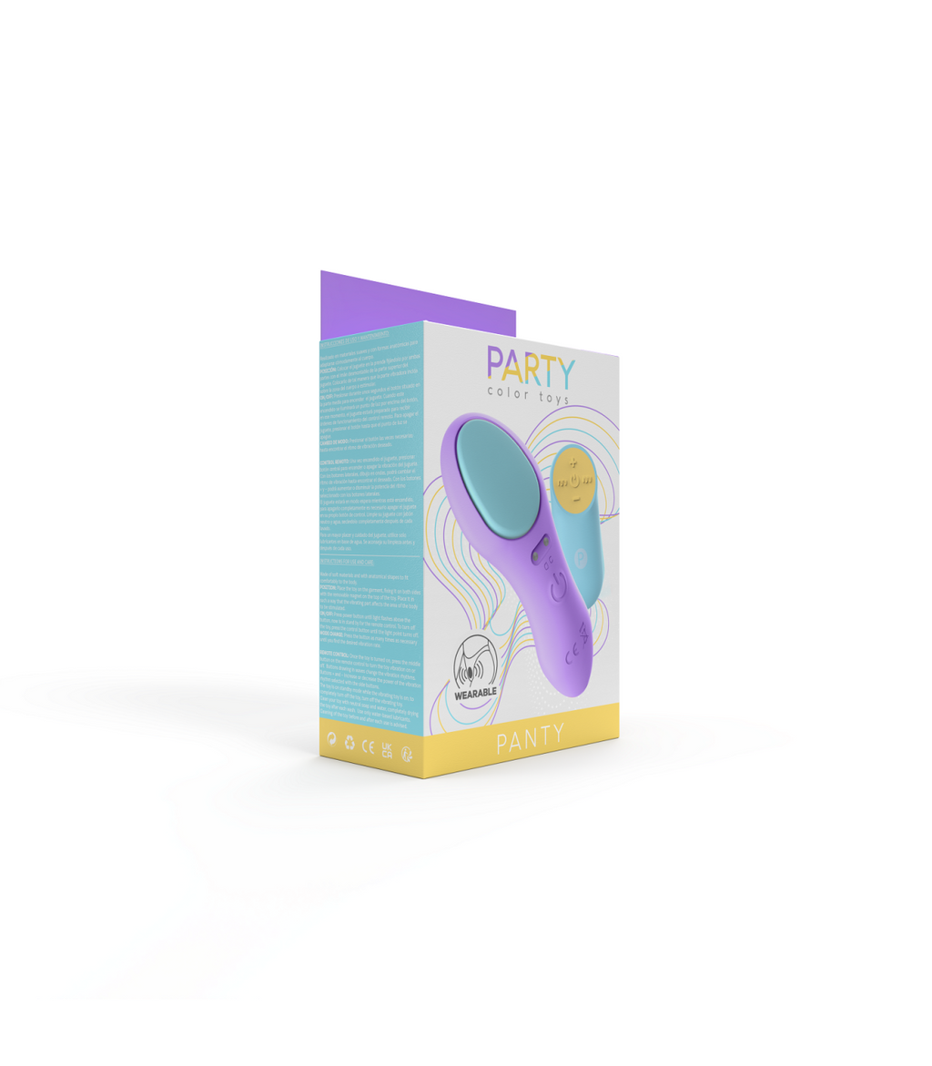 VIBRATORE A MUTANDINA CON CONTROLLO USB LILA