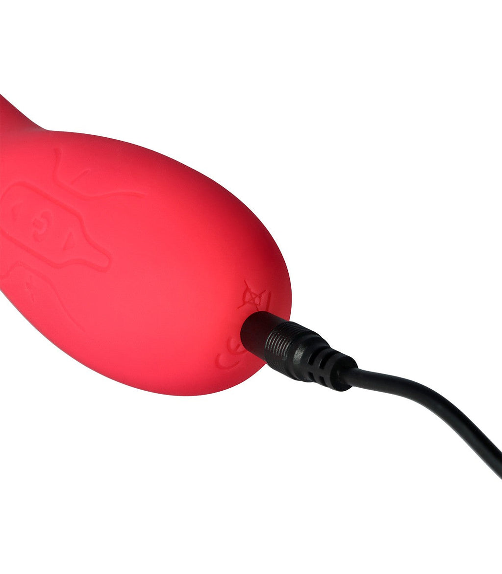 VIBRATORE RICARICABILE ROSA V8 A TAPPING