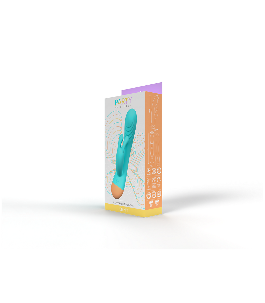 VIBRATORE KENY RICARICABILE BLU
