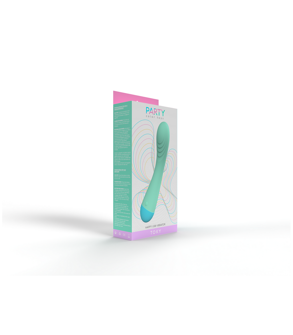 VIBRATORE TOKY RICARICABILE AQUA
