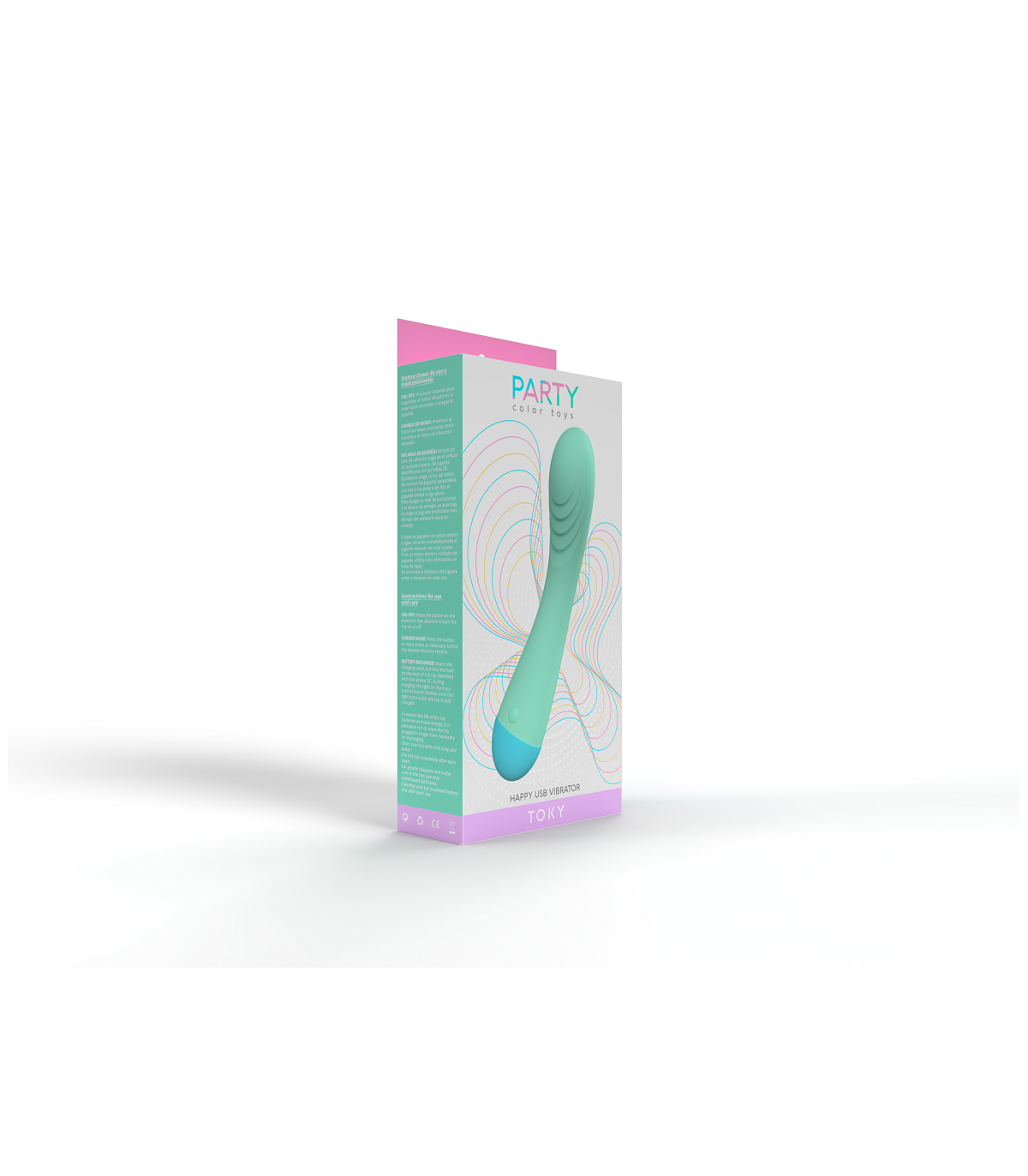 VIBRATORE TOKY RICARICABILE AQUA