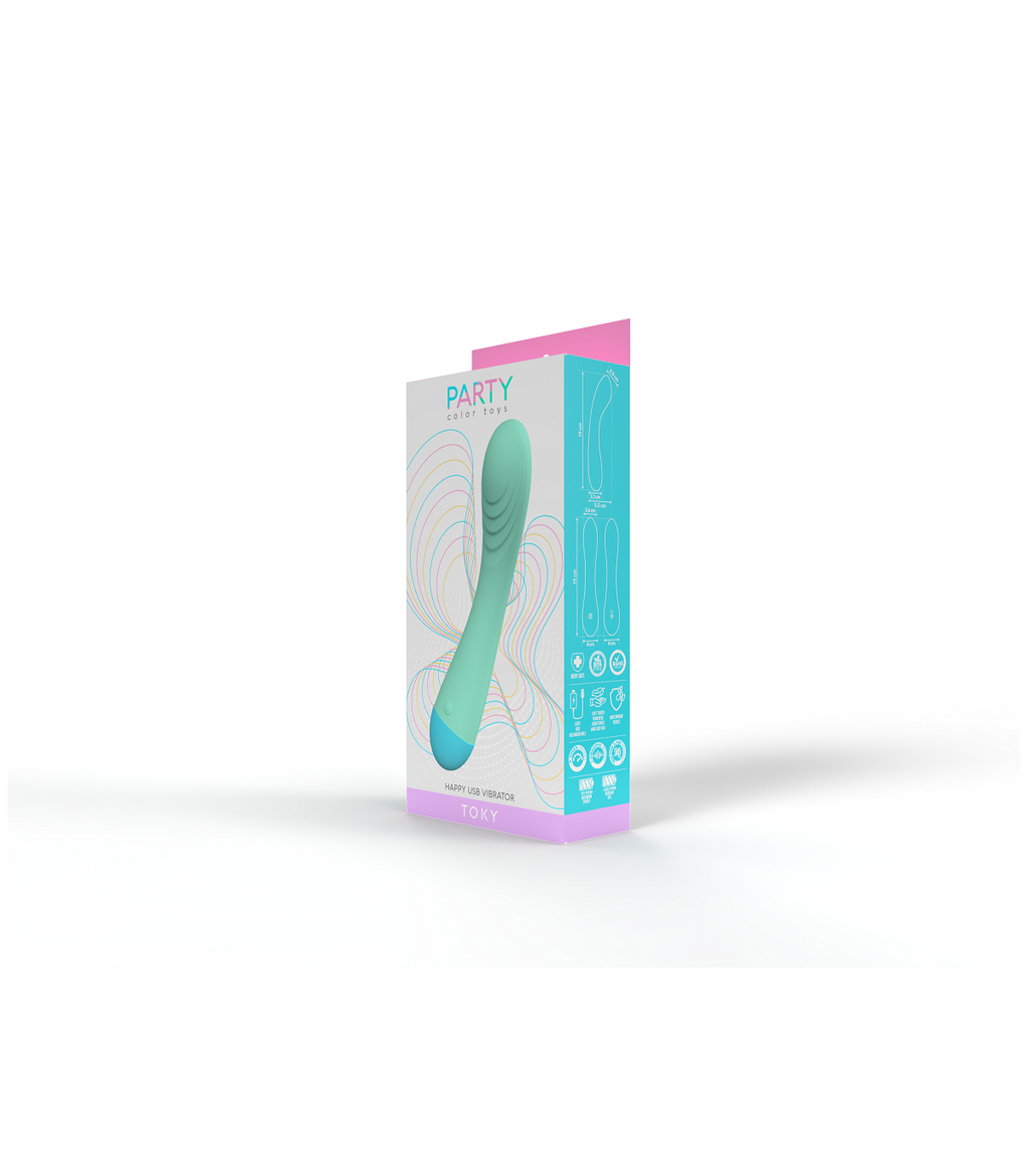 VIBRATORE TOKY RICARICABILE AQUA