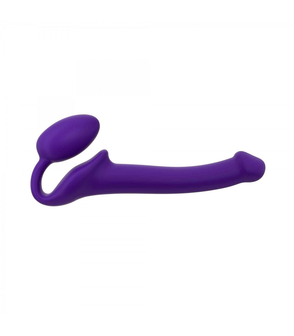IMBRACATURA DILDO STRAP-ON FLESSIBILE MORBIDO SILICONE VIOLA S