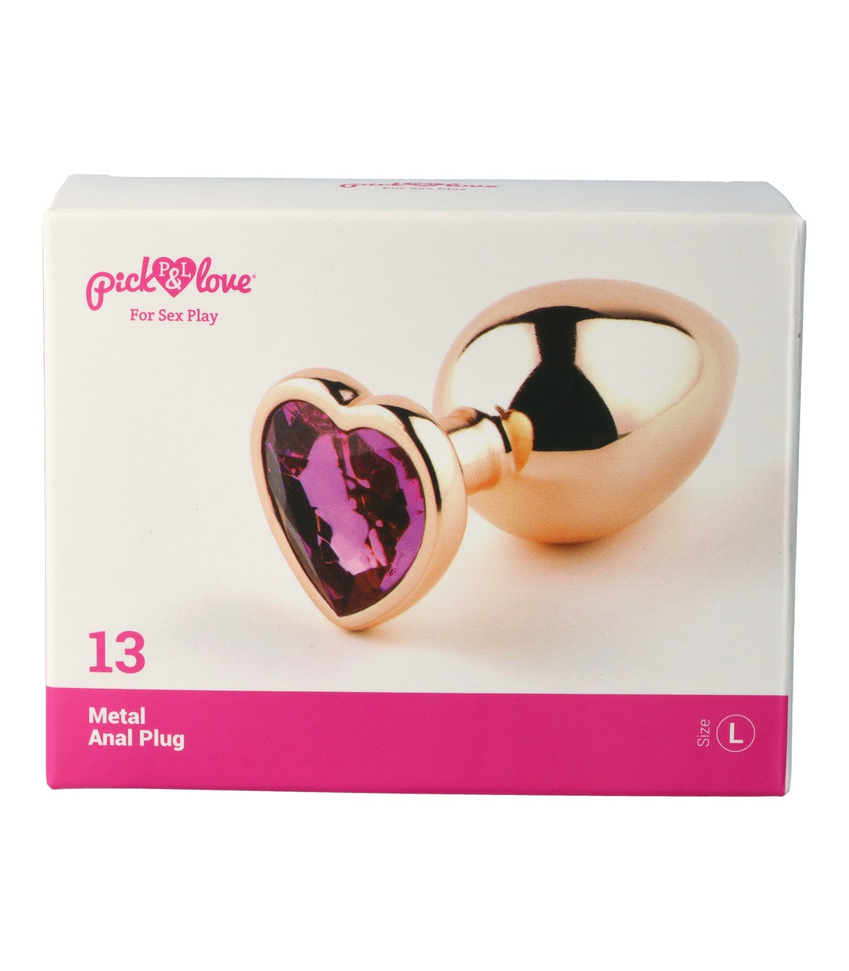 N. 13 PLUG ANALE IN METALLO TAGLIA L