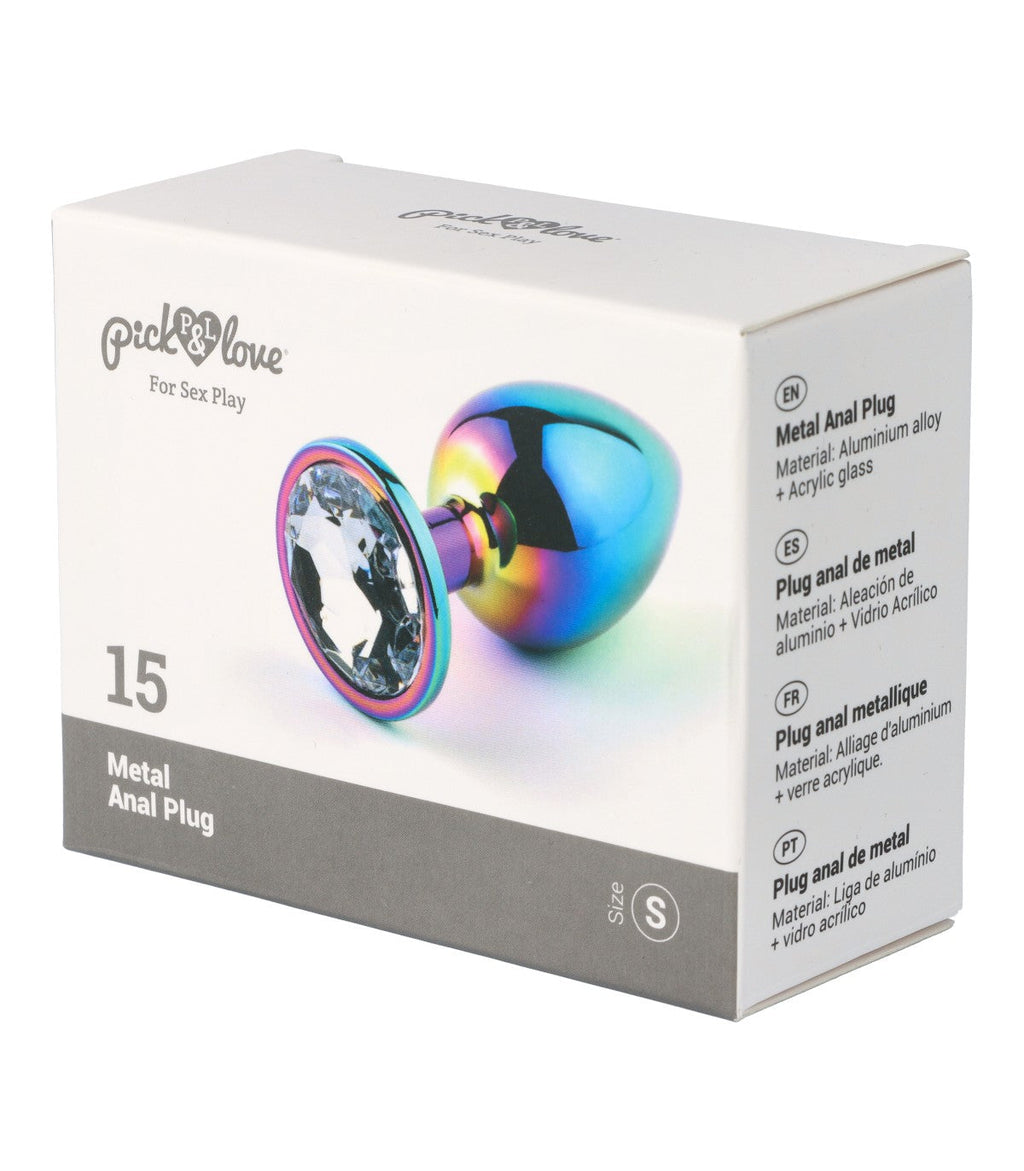Nº 15 PLUG ANALE IN METALLO TAGLIA S