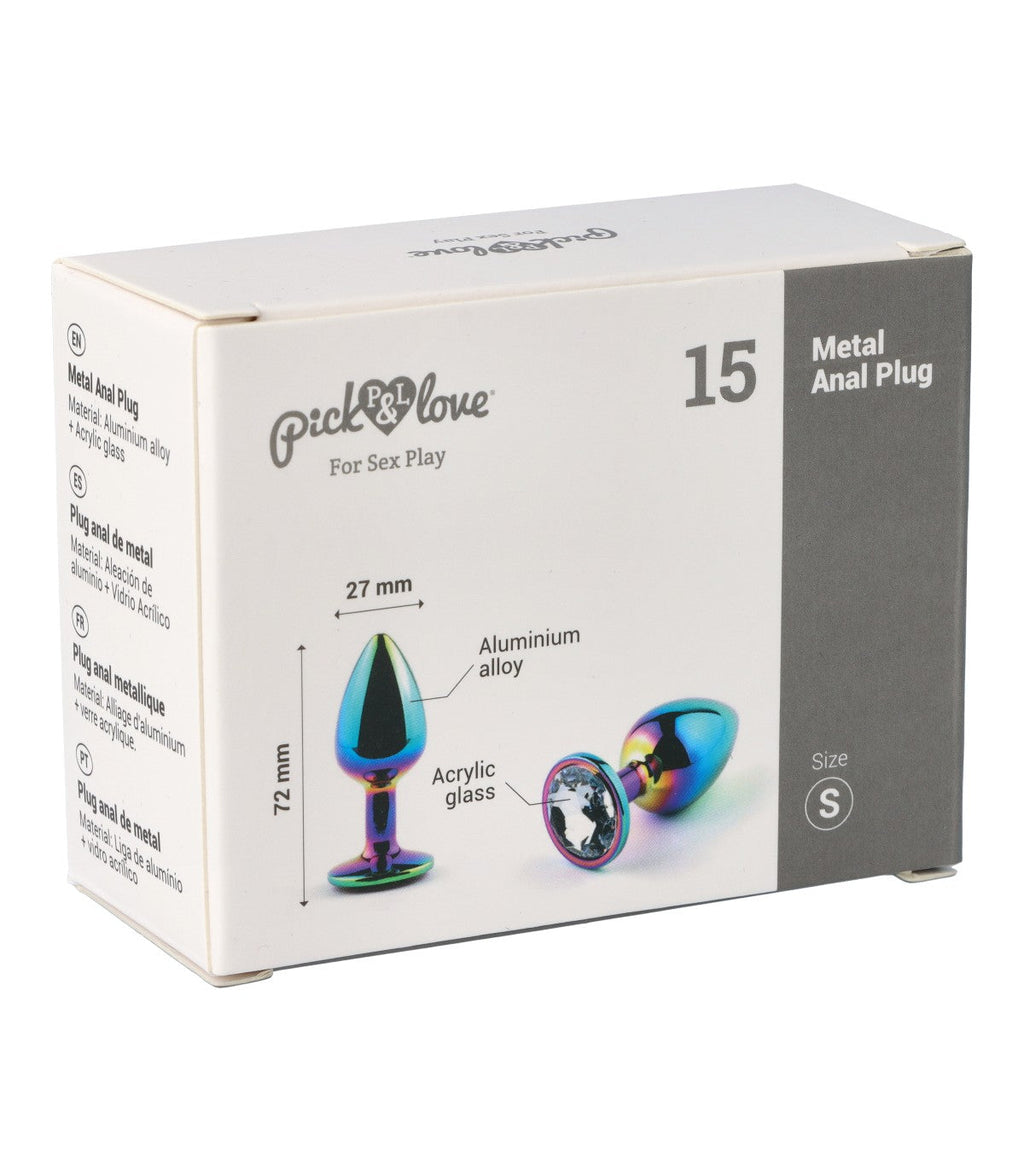 Nº 15 PLUG ANALE IN METALLO TAGLIA S