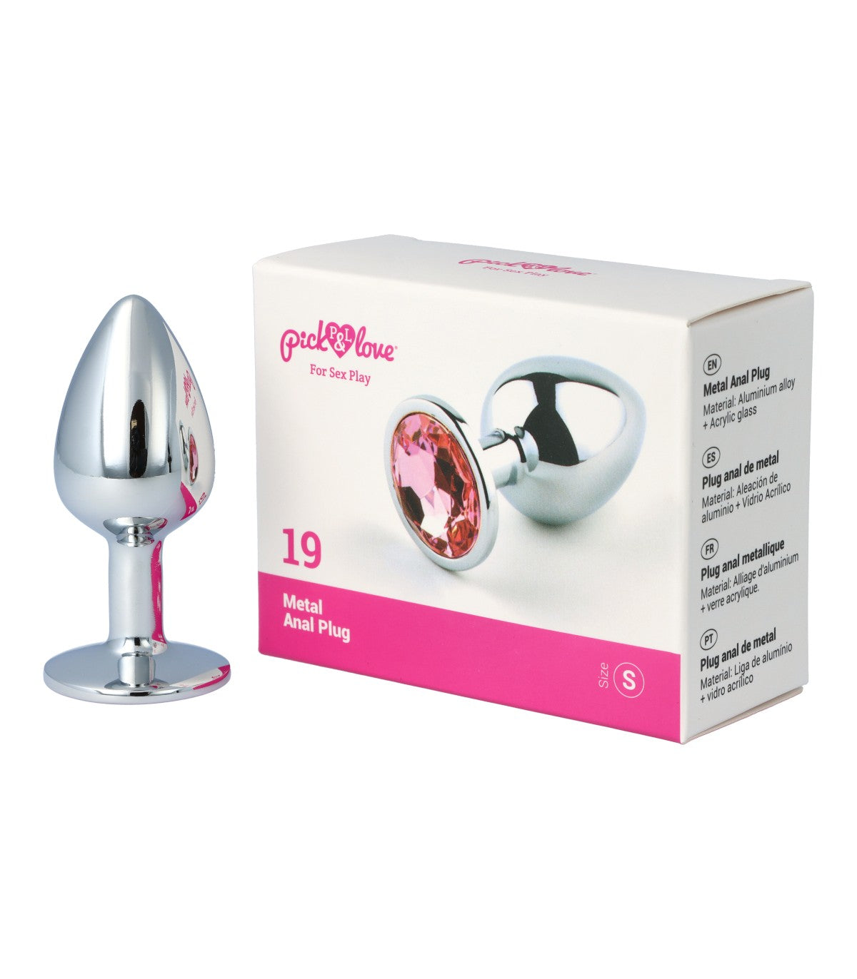 N. 19 PLUG ANALE IN METALLO TAGLIA S