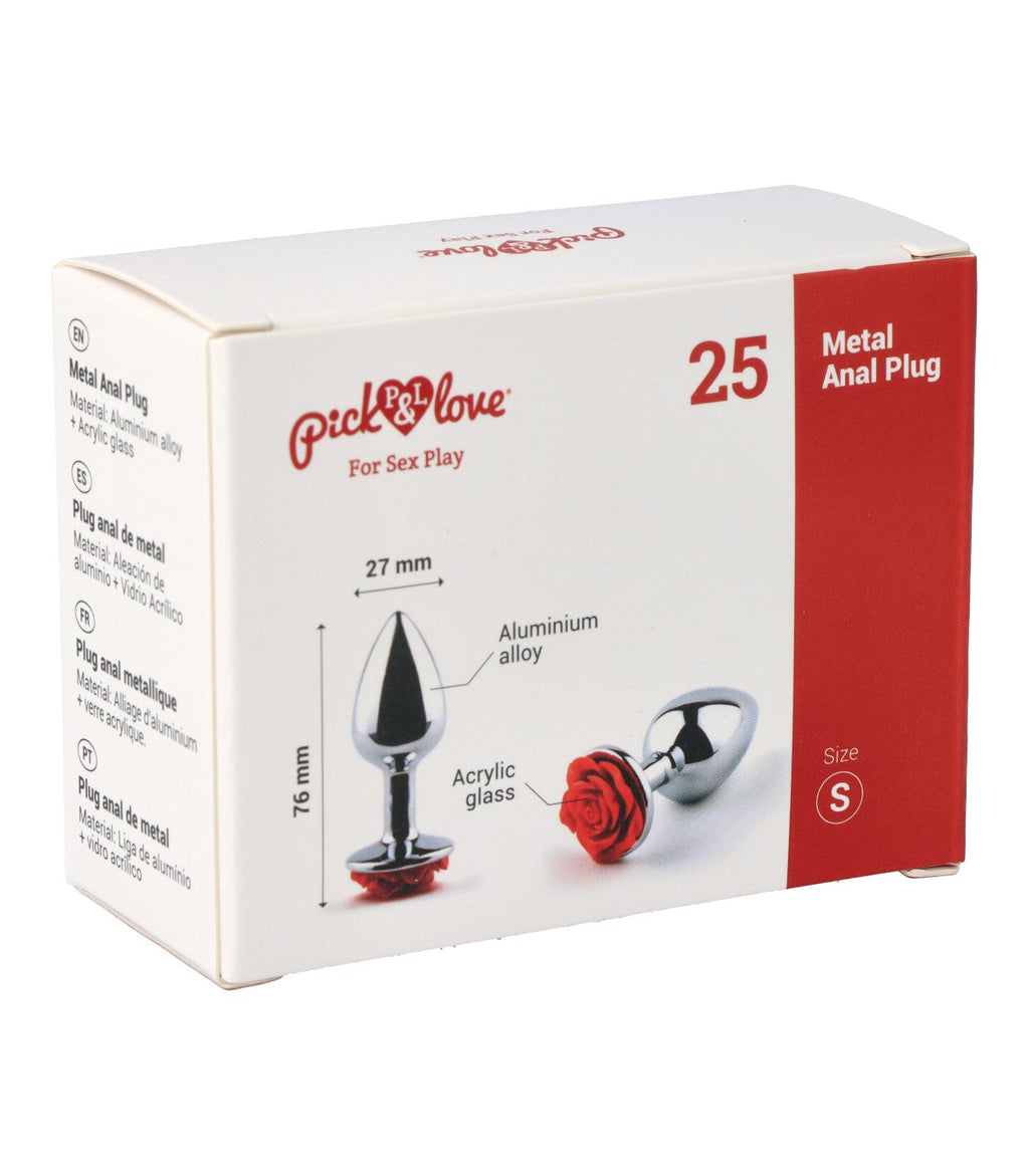 N. 25 PLUG ANALE IN METALLO TAGLIA S