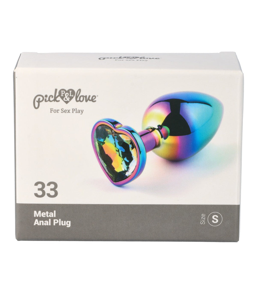 Nº 33 PLUG ANALE IN METALLO TAGLIA S