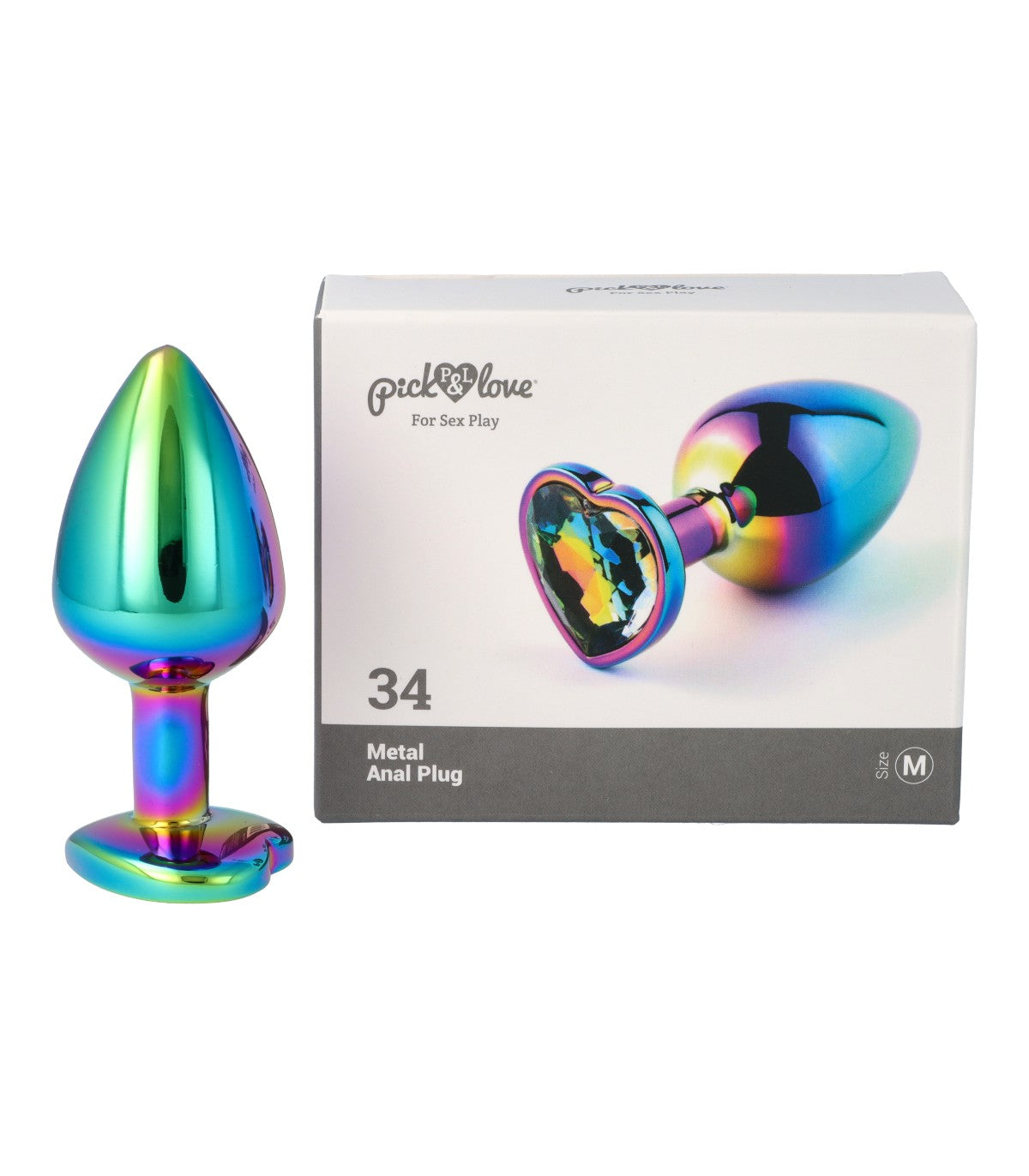 Nº 34 PLUG ANALE IN METALLO TAGLIA M