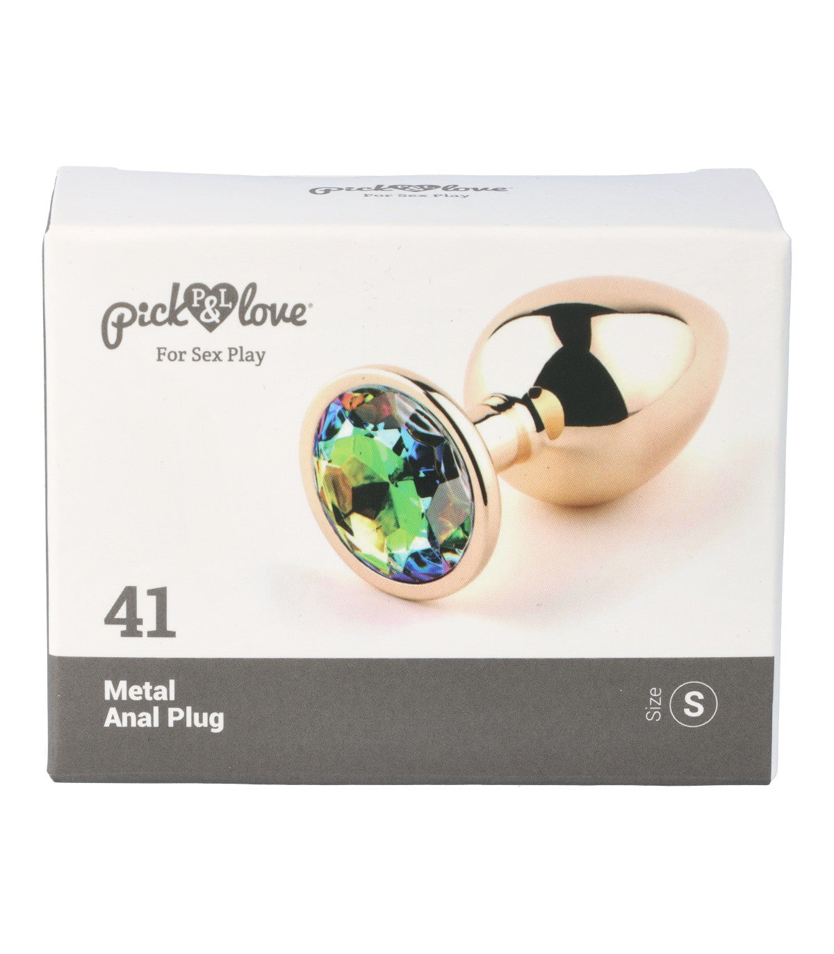 Nº 41 PLUG ANALE IN METALLO TAGLIA S