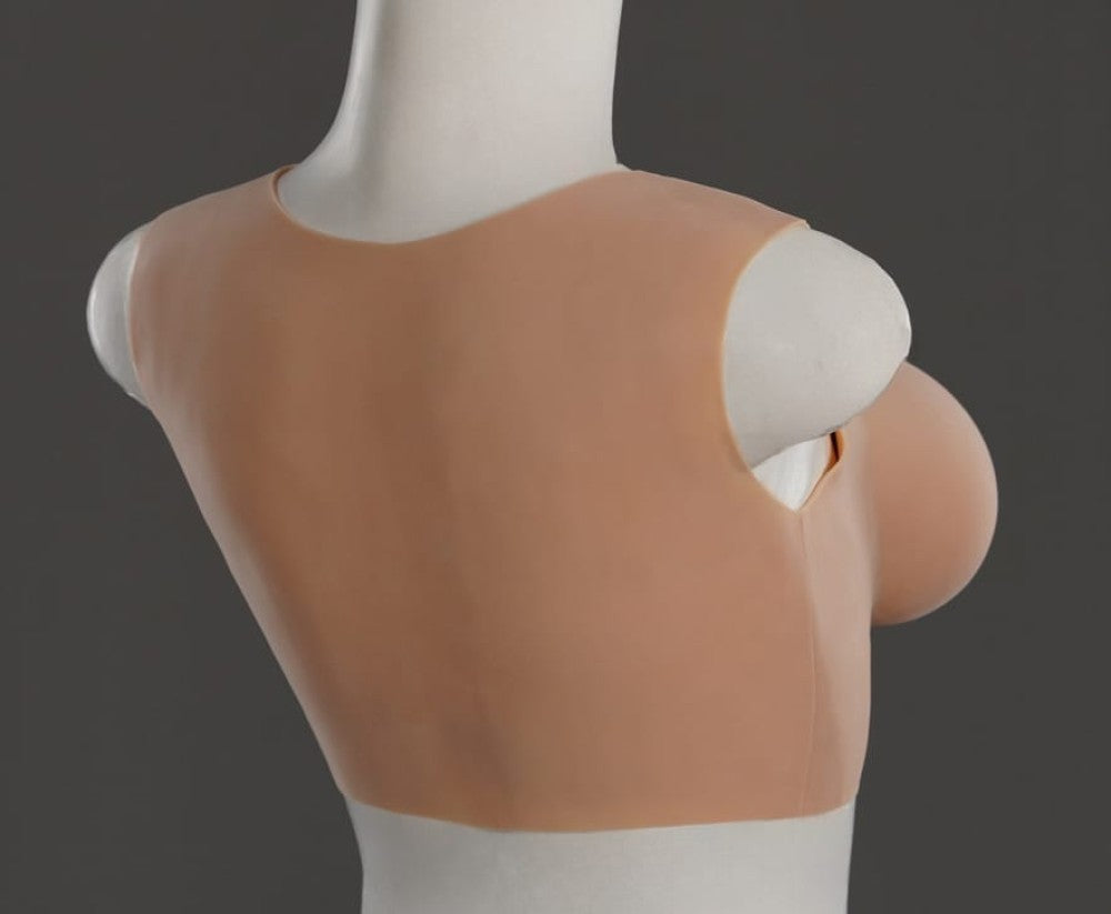 Pettorale in silicone realistico Coppa D